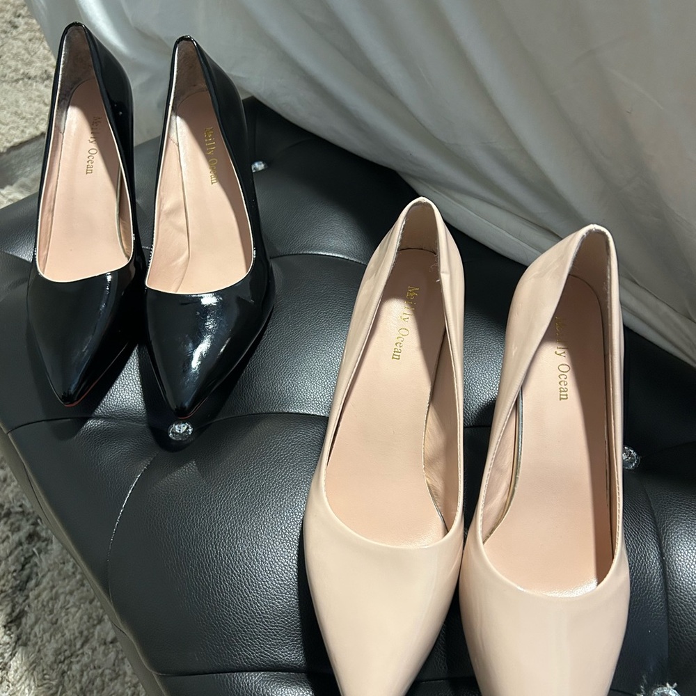 Ladies size 11, red bottom heels